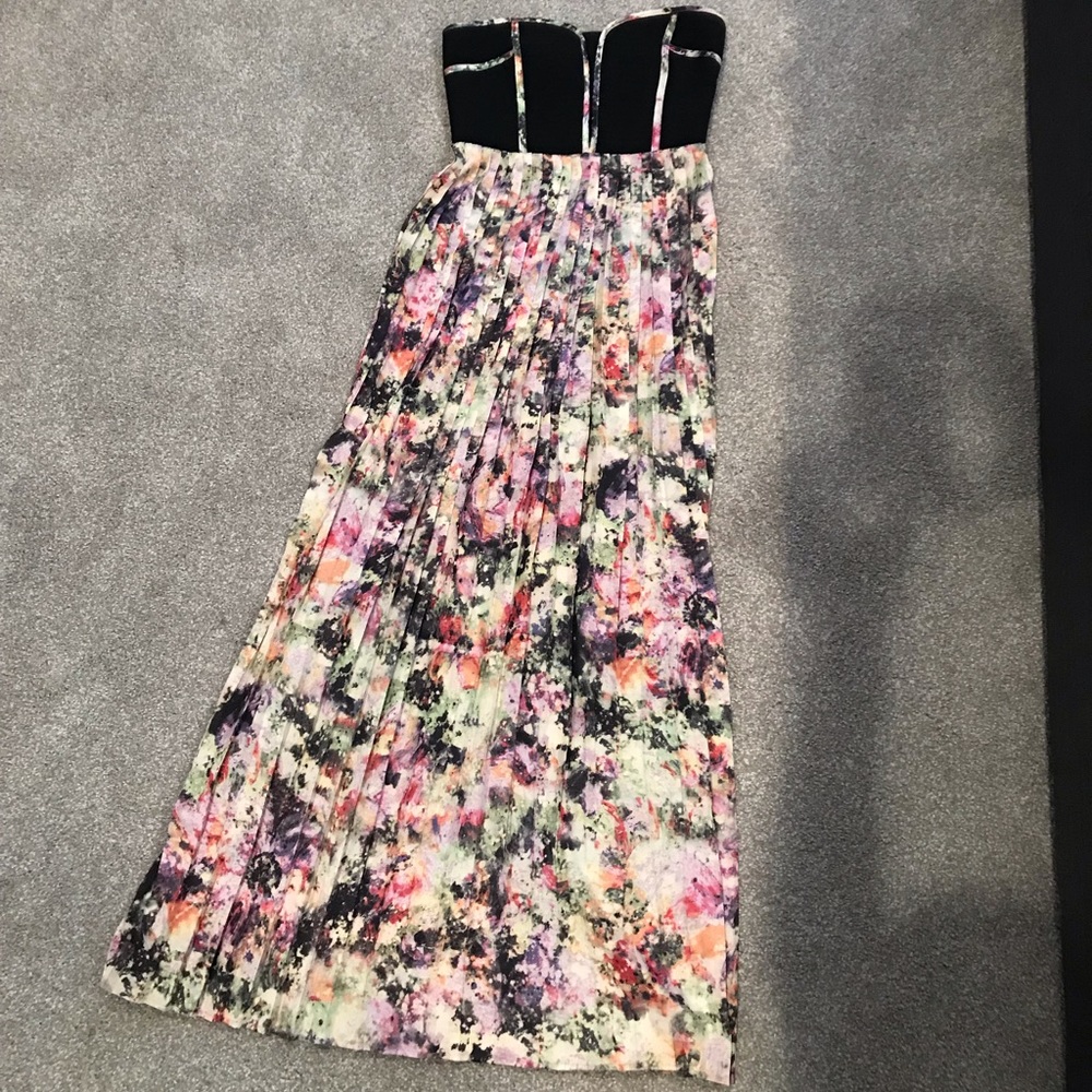 Strapless maxi dress